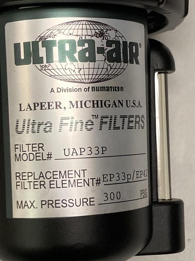Ultra-Air Products Inc,UAP33P,Ultra Fine Filters 300 PSIG
