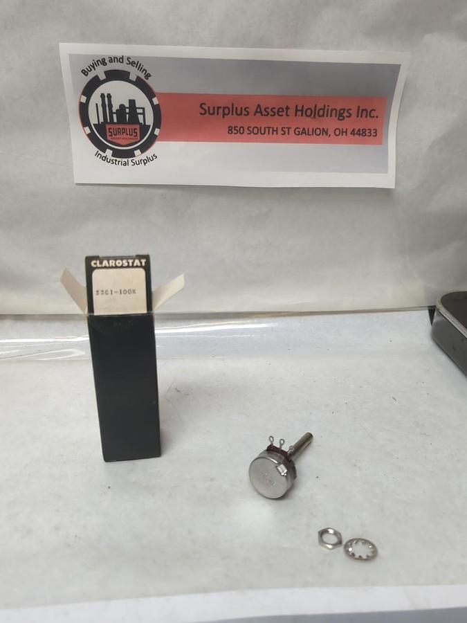 CLAROSTAT,53C1-100K,POTENTIOMETER NOS
