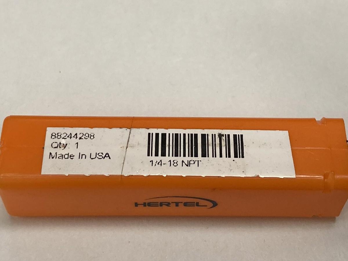 Hertel,88244298,1/4 INCH-18 NPT HSS Standard Flute Tap