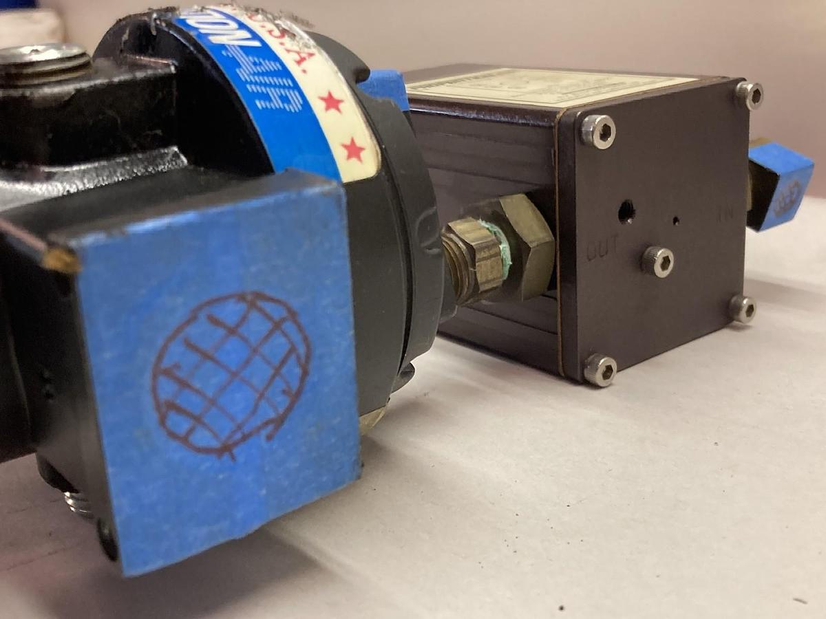 Used Proportion Air,PSR-4,Pressure Regulator w/Model PA117 Pneumatic Cylinder