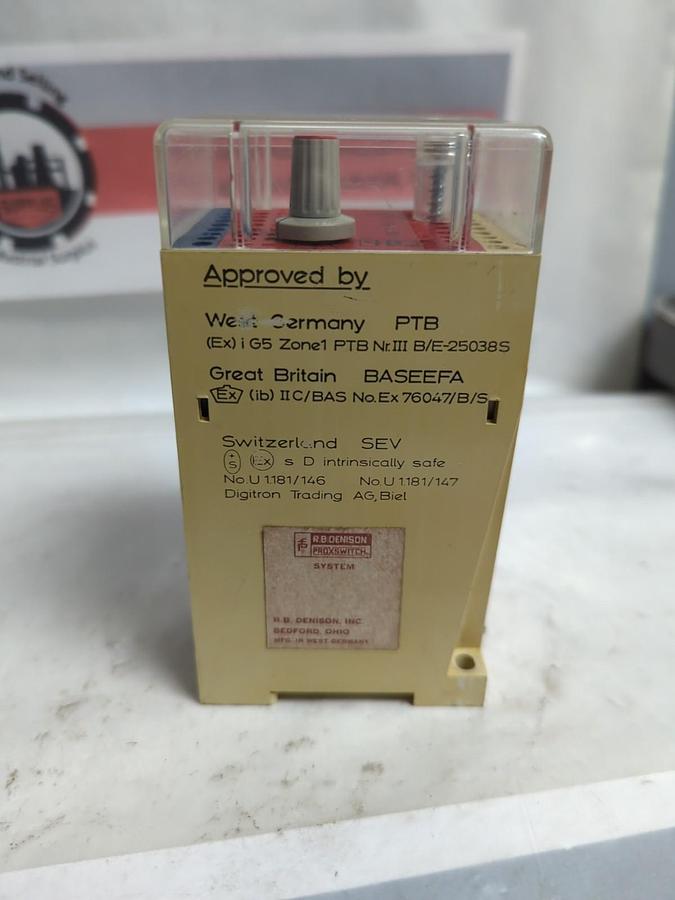 Used R.B. DENISON,WE74/EX-T,PROXSWITCH 120VAC 60HZ PRE-OWNED