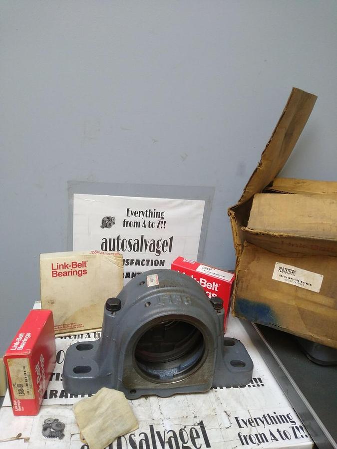 LINK-BELT,P-LB7875FRC,PILLOW BLOCK BEARING UNIT 4-BOLT NOS
