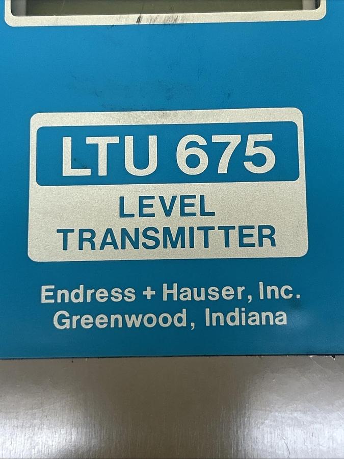 Used ENDRESS HAUSER,LTU675,LEVEL TRANSMITTER