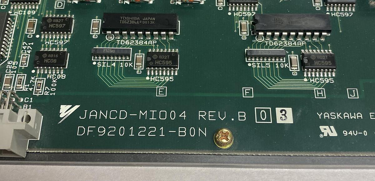 Used Yaskawa,JANCD-MIO04,Control Board DF92011221-B0N Circuit Board Refurbished