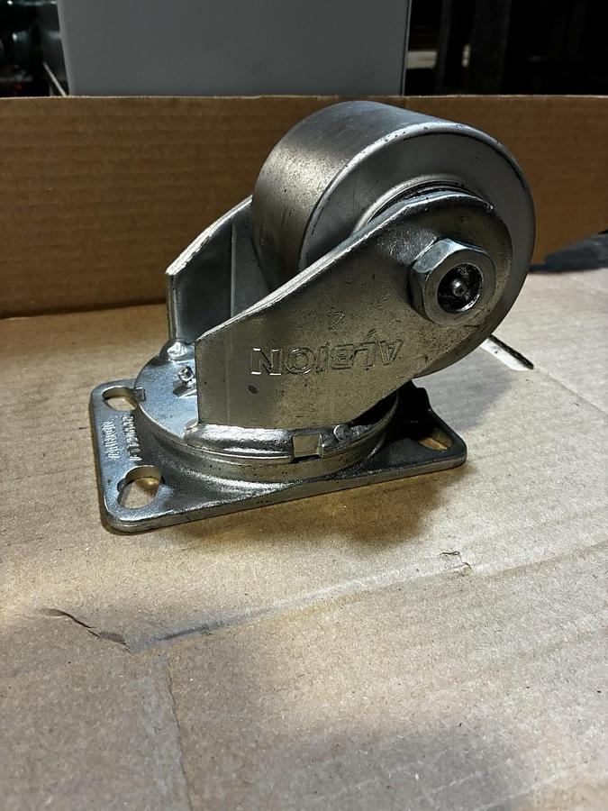 Used ALBION,4",HEAVY DUTY SWIVEL CASTER WHEEL