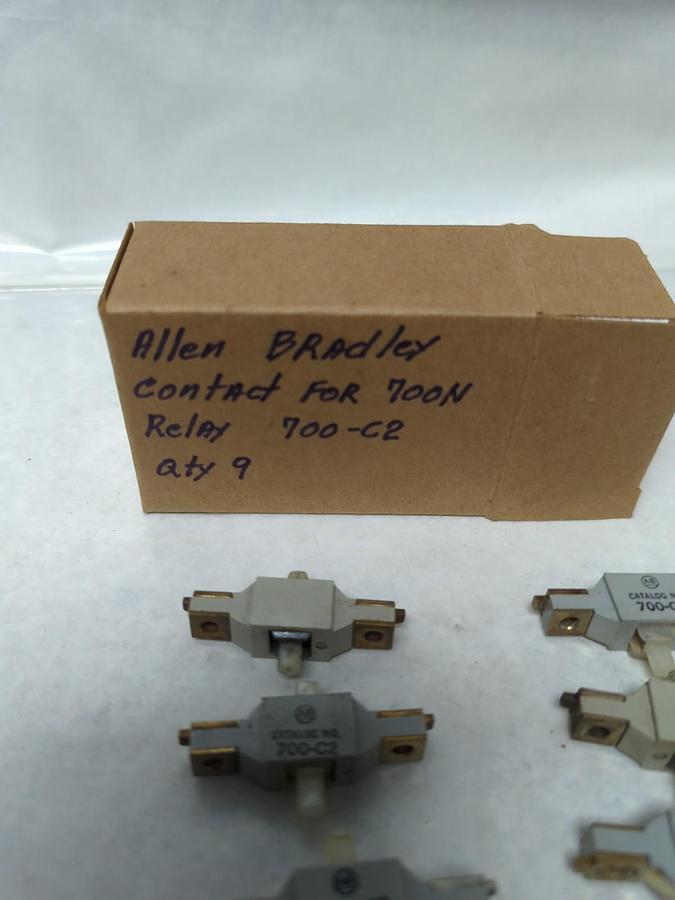 Used ALLEN-BRADLEY,700-C2,CONTACT CARTRIDGE LOT OF 9 PRE-OWNED