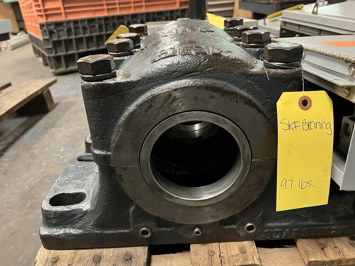 Used SKF,4",SPLIT FOUR BOLT PILLOW BLOCK HOUSING
