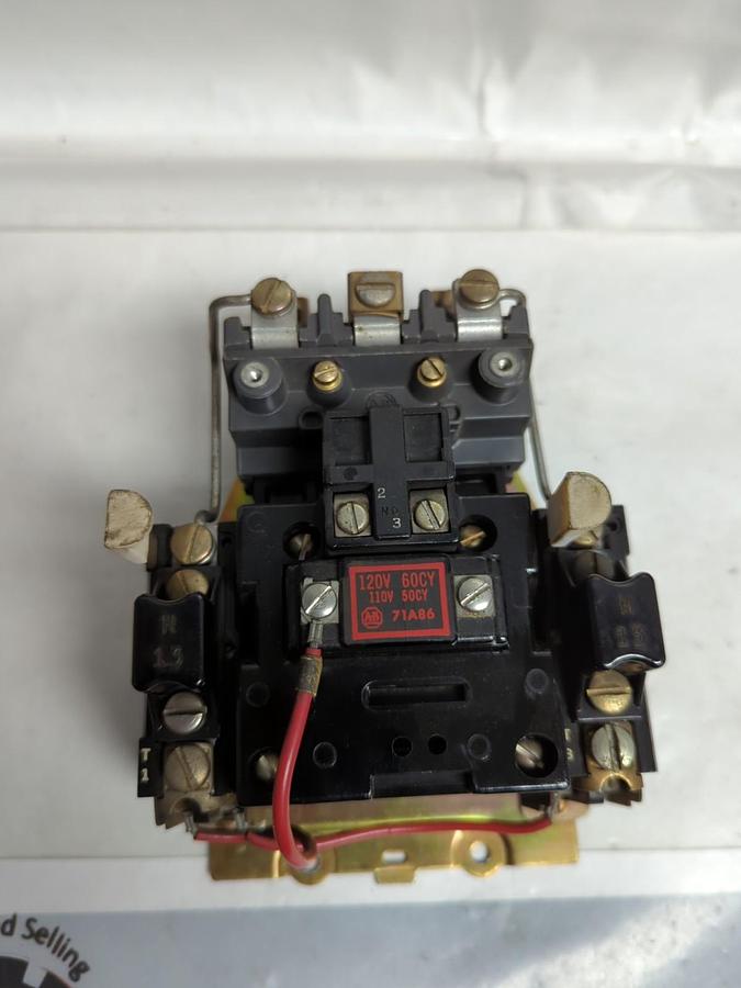 Used ALLEN BRADLEY,709BOD,MOTOR STARTER SERIES K SIZE 1 PRE-OWNED