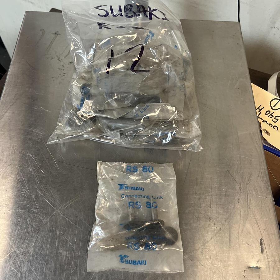 TSUBAKI,RS-80,CONNECTING LINK LOT OF 12
