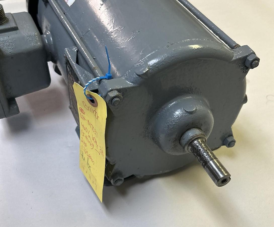 Used BALDOR,M7037,AC MOTOR 2HP 208-230/460V 1725RPM 3PH 56 FRAME