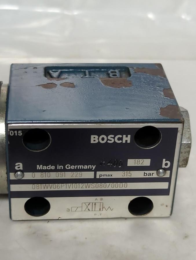 Used BOSCH,0 810 091 229,SOLENOID VALVE PRE-OWNED