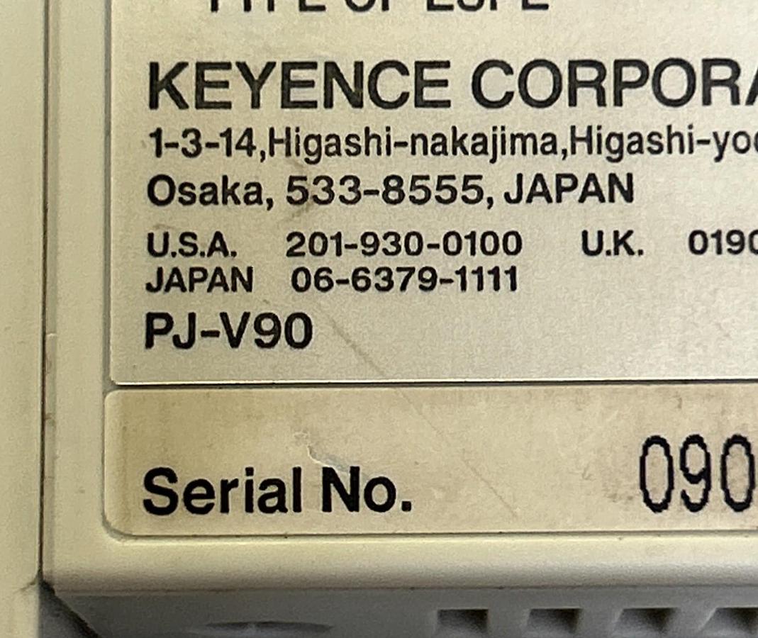 Used KEYENCE,PJ-V90,LIGHT CURTAIN SAFETY CONTROLLER