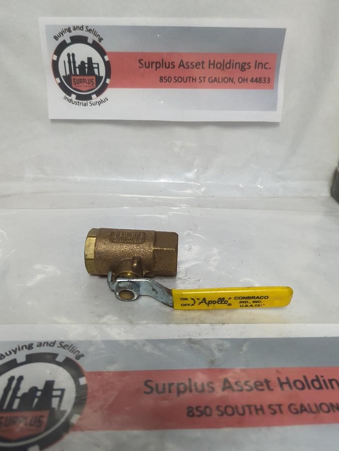 Used APOLLO,600CUP,BALL VALVE 3/4 INCH PRE-OWNED