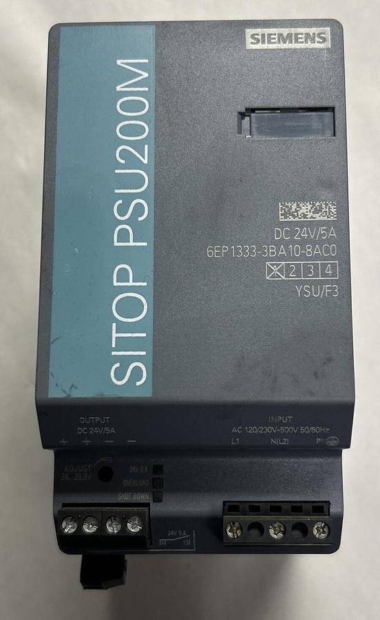 Used SIEMENS,6EP1333-3BA10-8AC0,POWER SUPPLY