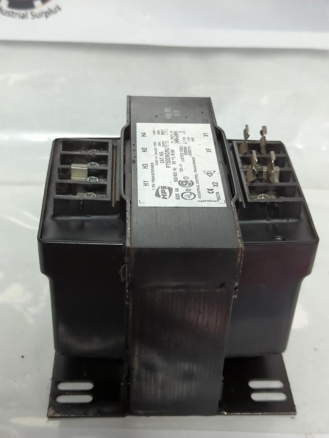 Used HPS,PT500MQMK,INDUSTRIAL CONTROL TRANSFORMER 500VA 50/60HZ PRE-OWNED