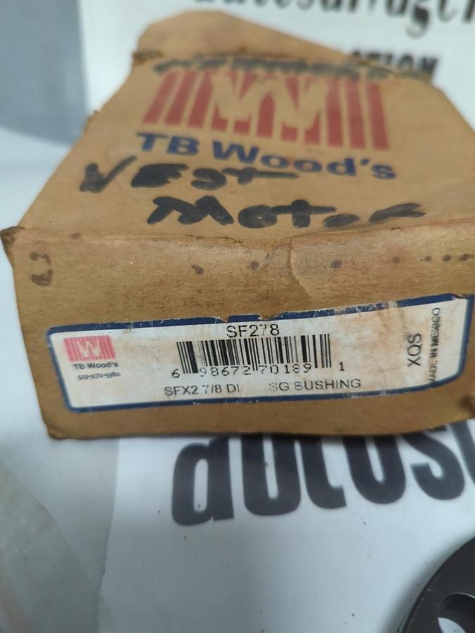 TB WOOD'S,SF278,SG BUSHING SFX2-7/8DI NOS