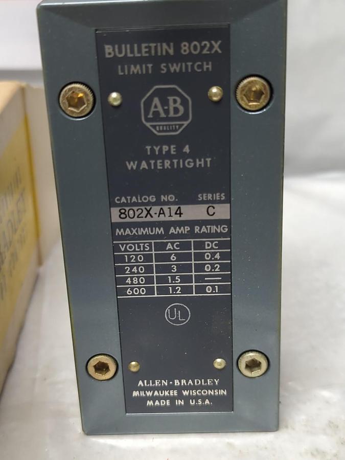 ALLEN BRADLEY,802X-A14,SERIES C LIMIT SWITCH NOS