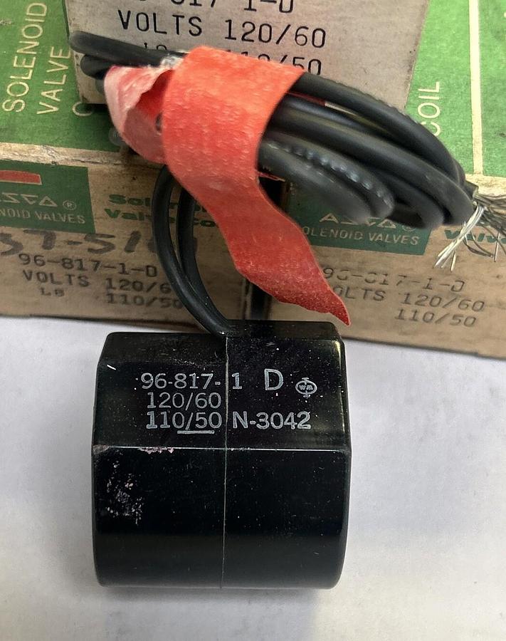 ASCO,96-817-1-D,SOLENOID COIL 110-120V LOT OF 3 NOS