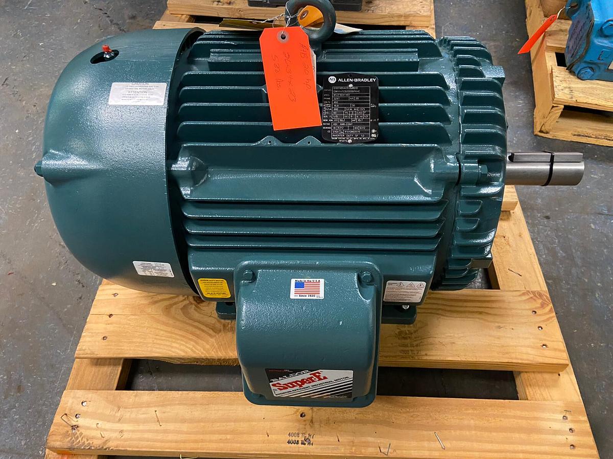 Used Baldor Allen Bradley,324T,20Hp Inverter Duty Motor 880RPM 460V Frame 324T