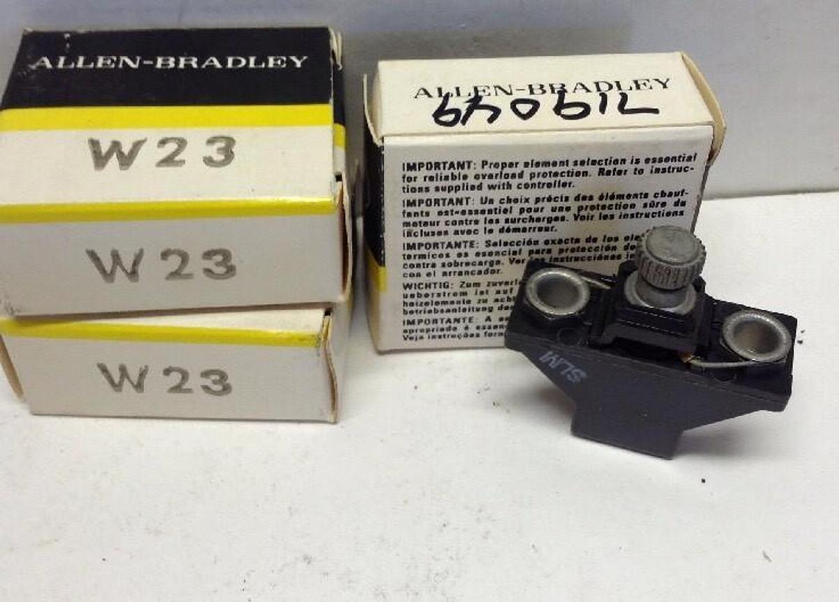 Allen Bradley,W23,Overload Relay Heater Element  LOT OF 3