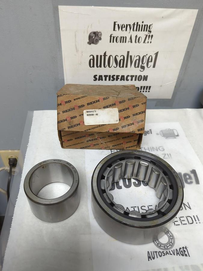 REXNORD,MA5312TV,CYLINDRICAL ROLLER BEARING 60MM BORE NOS