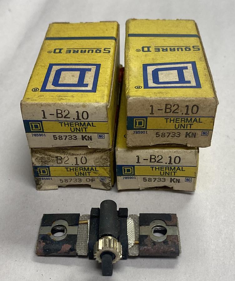 Square D,B2.10,Overload Relay Heater Element Lot Of 4 NOS