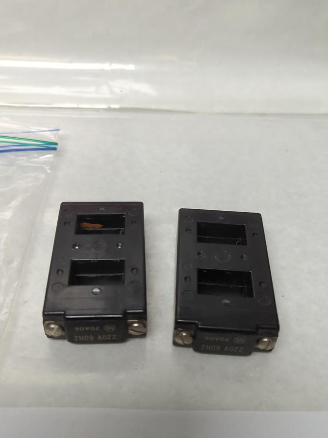 Used ALLEN-BRADLEY,70A06,COIL 220V 60HZ LOT OF 2 PRE-OWNED