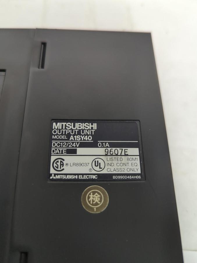 Used MITSUBISHI,A1SY40,OUTPUT UNIT MODULE PRE-OWNED
