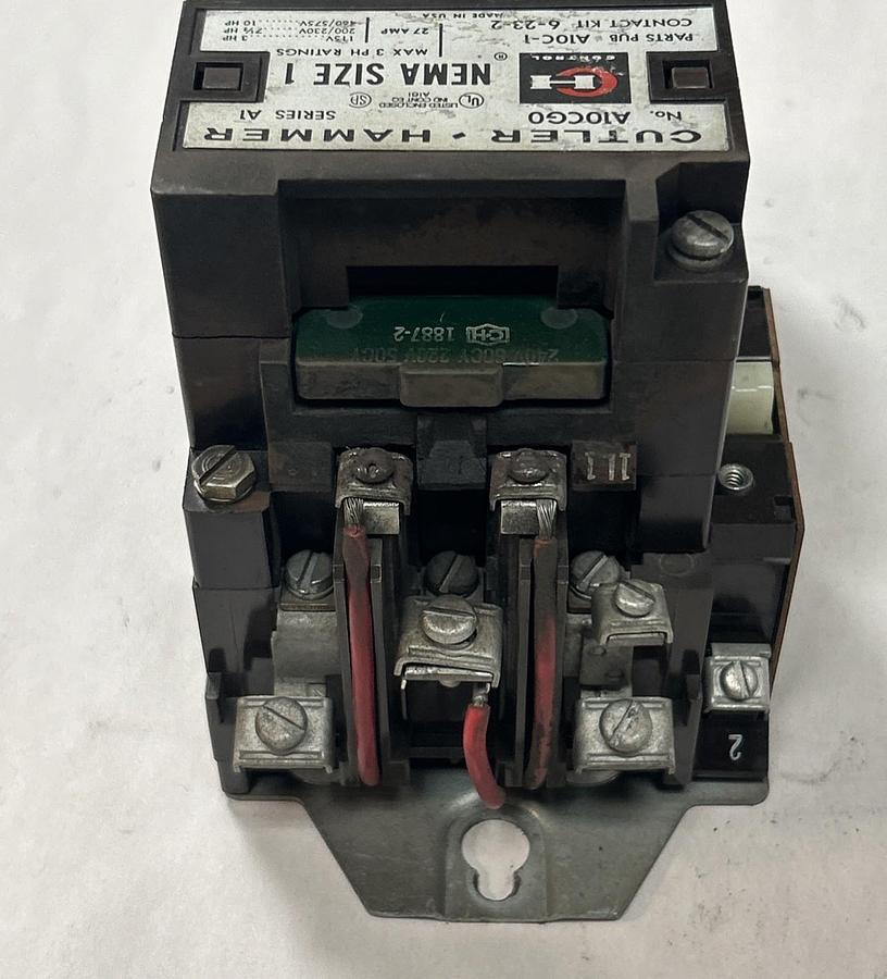 Used CUTLER-HAMMER,A10CG0,MOTOR STARTER SIZE 1