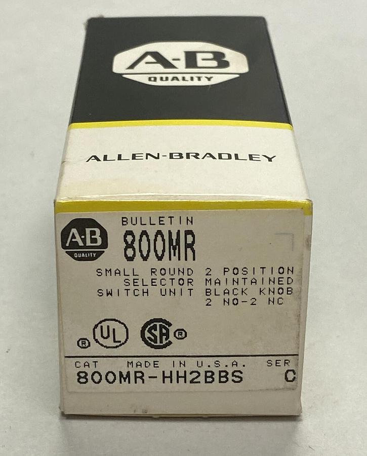 ALLEN BRADLEY,800MR-HH2BBS,SER C SELECTOR SWITCH NEW
