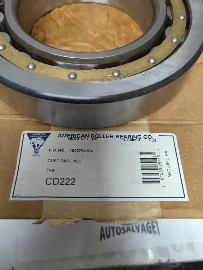 AMERICAN ROLLER BEARING,CD 222,CYLINDRICAL ROLLER BEARING C0 INTERNAL CLEARANCE