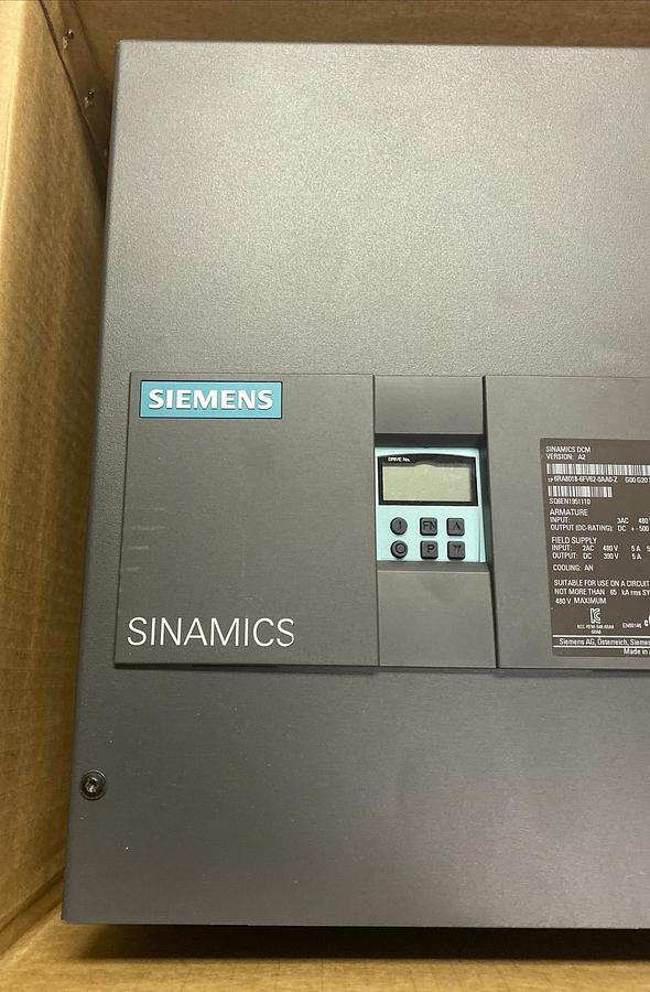 SIEMENS,6RA8018-6FV62-0AA0-Z,SINAMICS DCM DC CONVERTER NEW