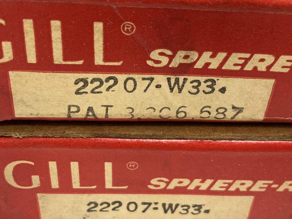 McGill,22207-W33,Spherical Roller Bearings Lot of 2