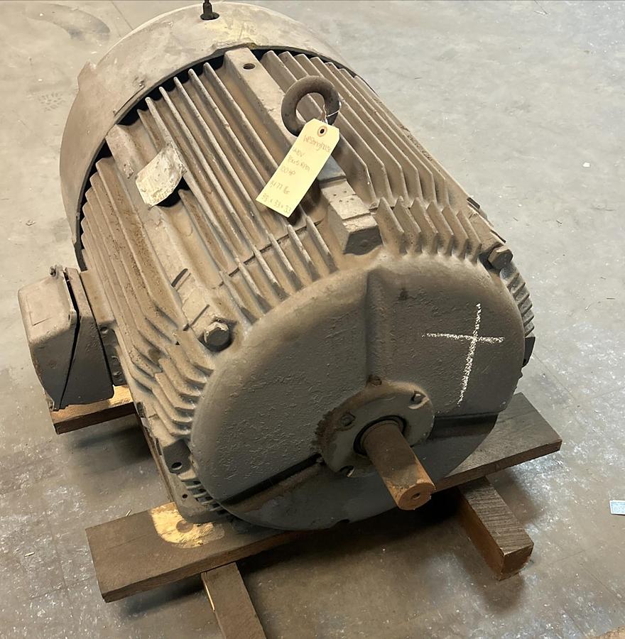 Used WESTINGHOUSE,444US,MOTOR 100HP 3565 RPM 440V 444US FRAME