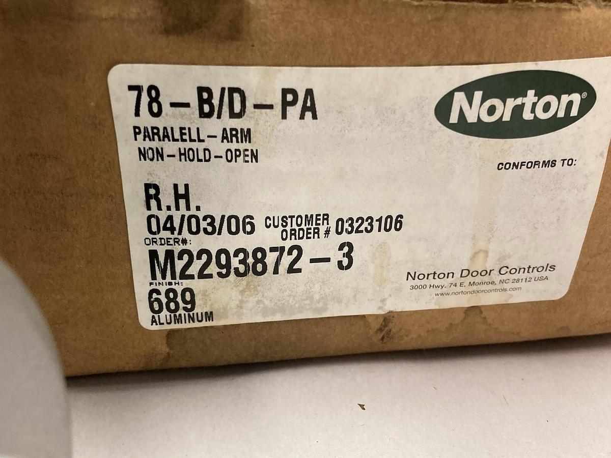 Norton,78-B/D-PA,Traditional Style Door Closers Non-Hold-Open