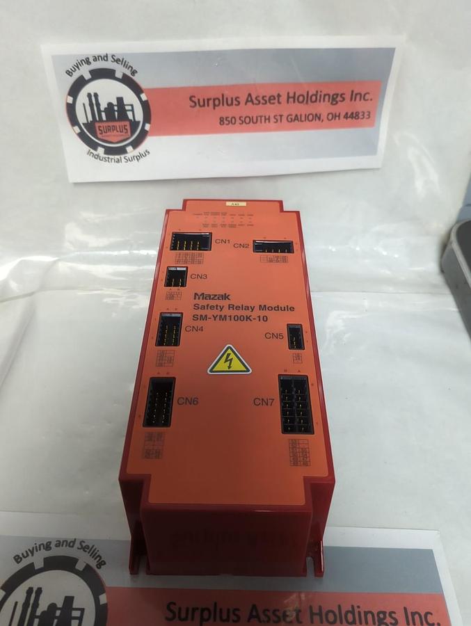 Used MAZAK,SM-YM100K-10,SAFETY RELAY MODULE YAMAZAKI PRE-OWNED