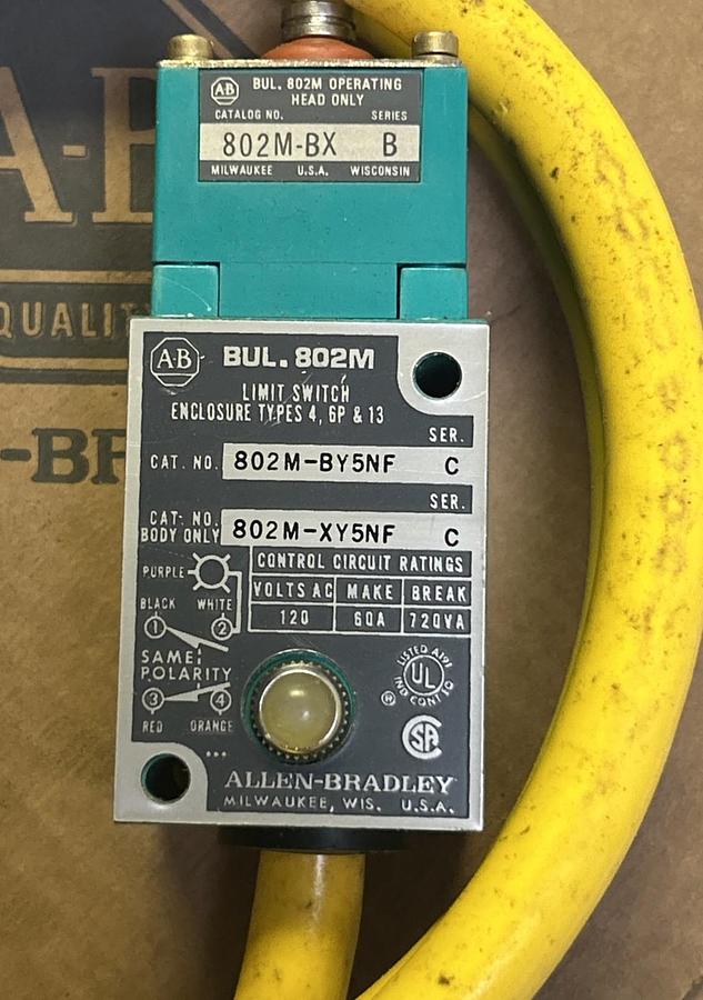 ALLEN BRADLEY,802M-BY5NF,LIMIT SWITCH NOS