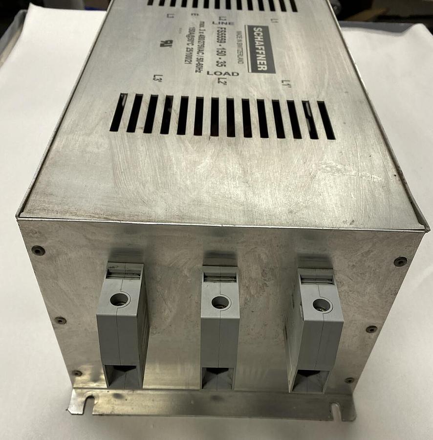 Used Schaffner,FS5559-150-35,Line Filter 480/275VAC / 50-60Hz