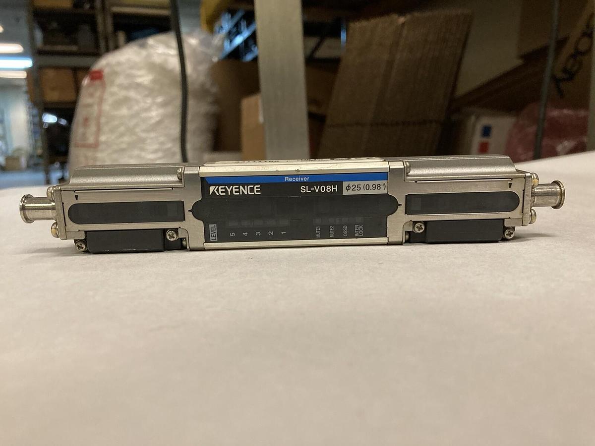 Used Keyence,SL-V08H-R,Light Curtain Transmitter 24v-dc