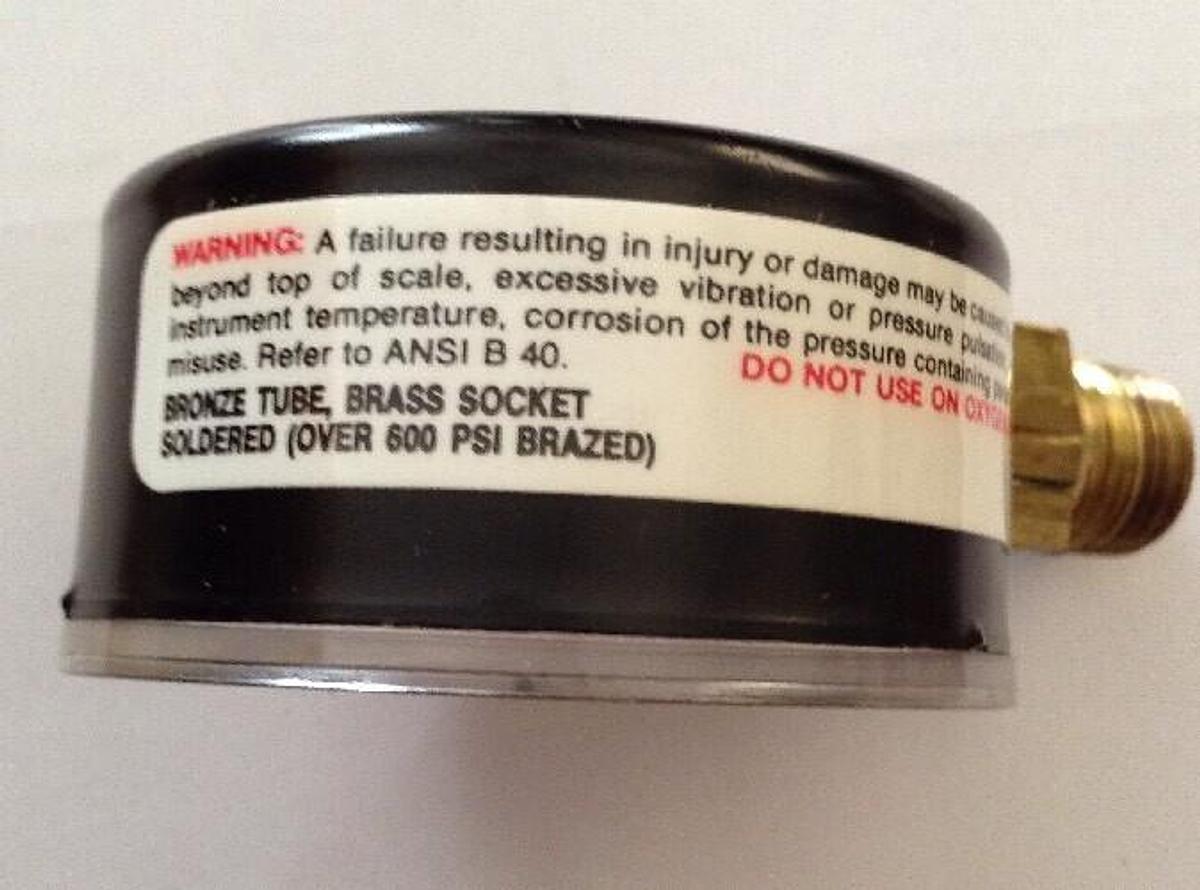 Ashcroft,20W1005 H02L,Two Inch Vac Gauge Dry