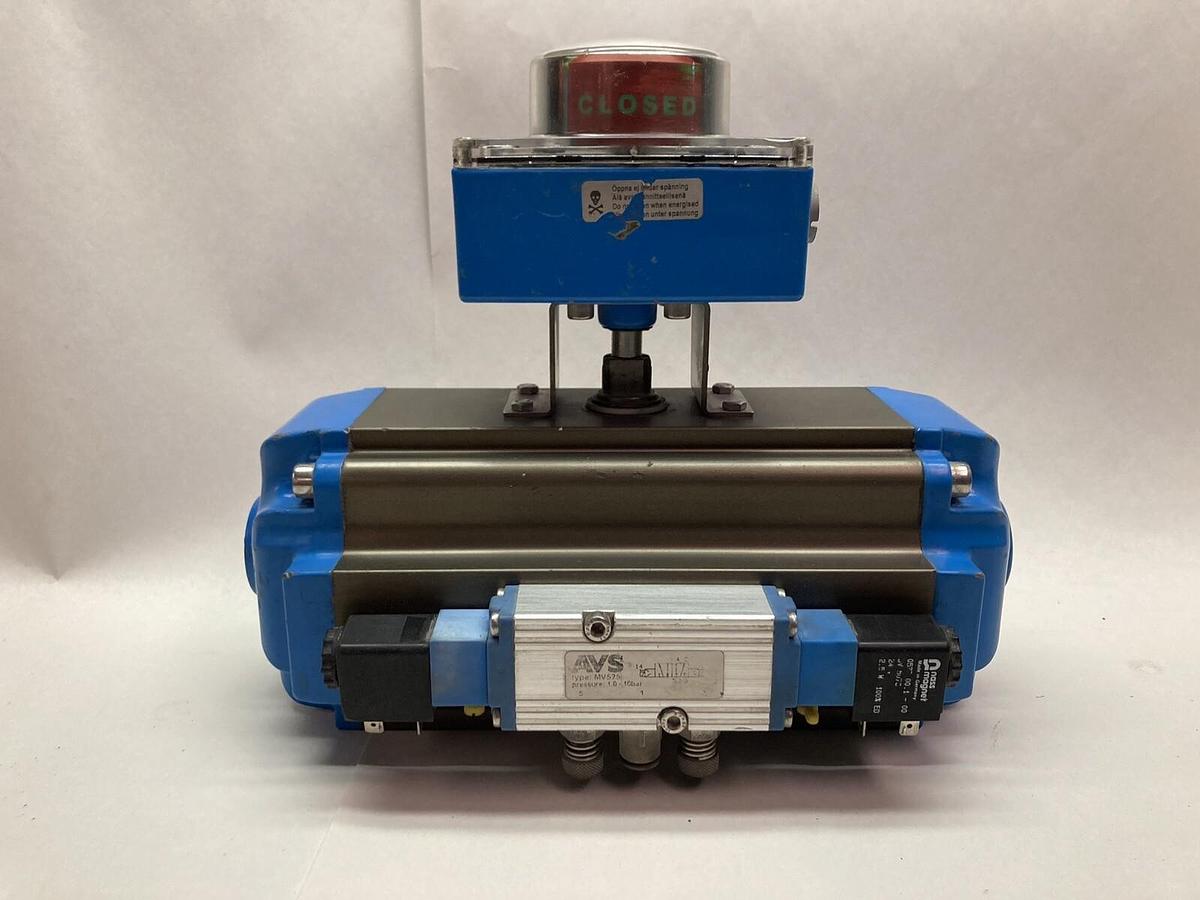 Valbia,DA100,Pneumatic Actuator 3 Way Ball Valve