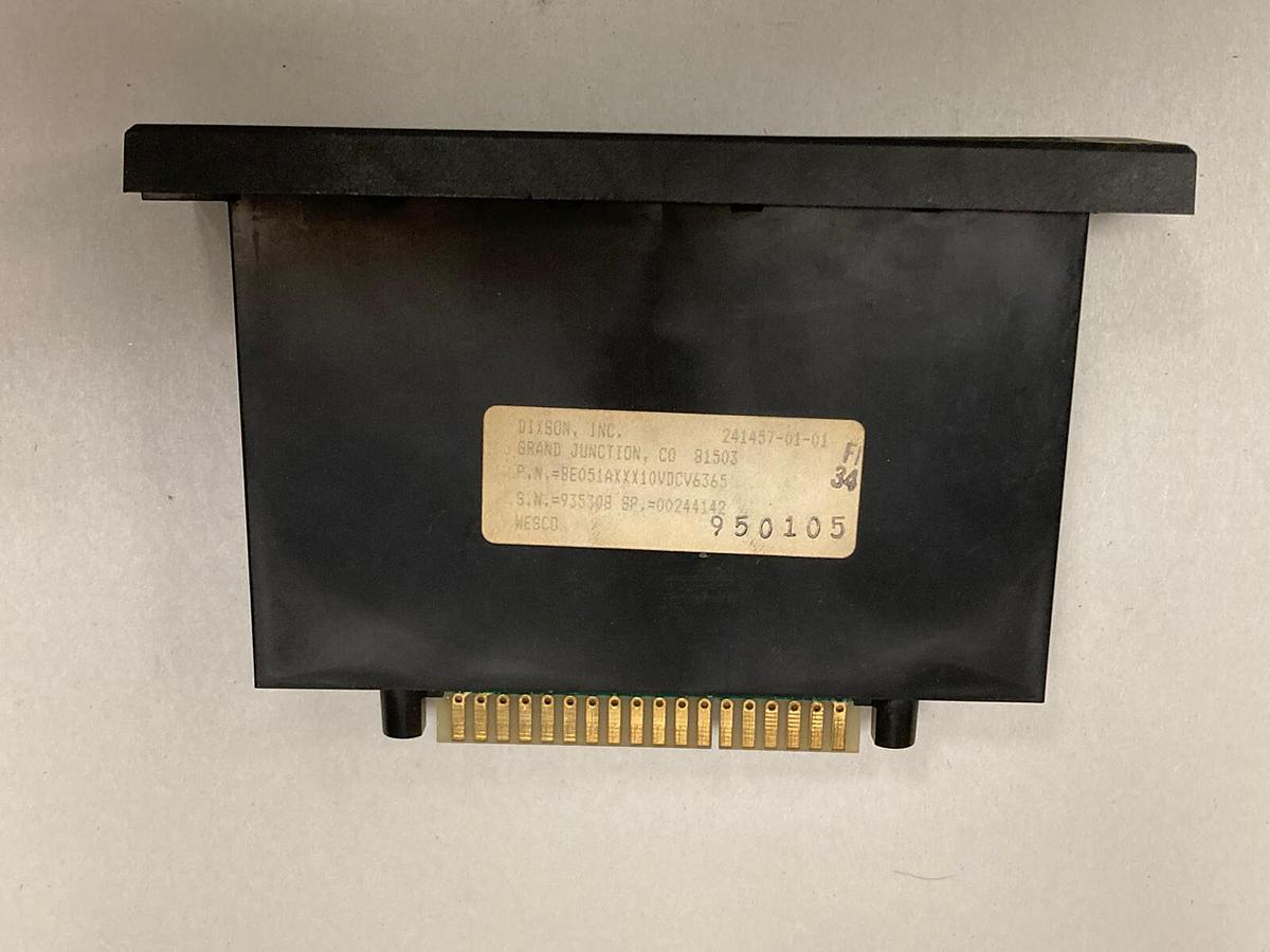 Used Ametek Dixson,BE051AXXX10VDCV6365,Panel Meter 241457-01-01