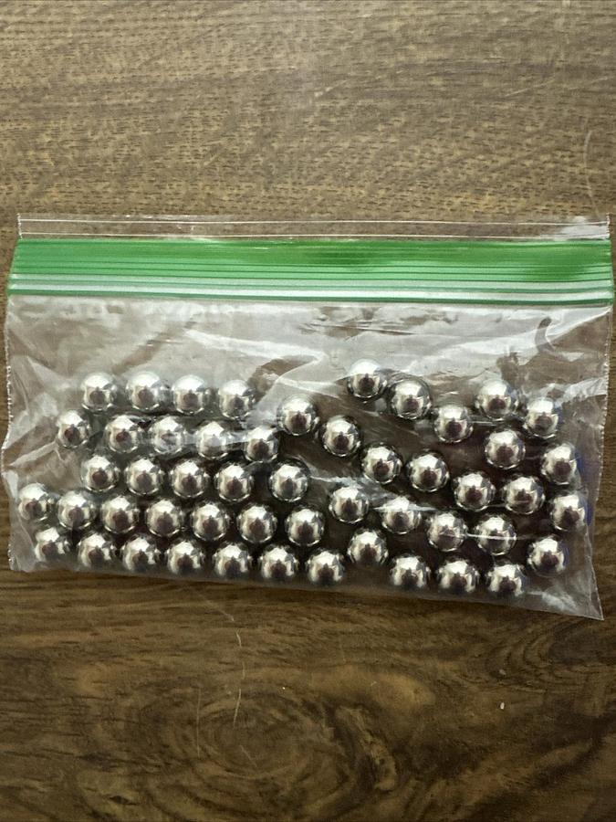 1/2"  50 Count Steel & Chrome Ball Bearings .50" Caliber