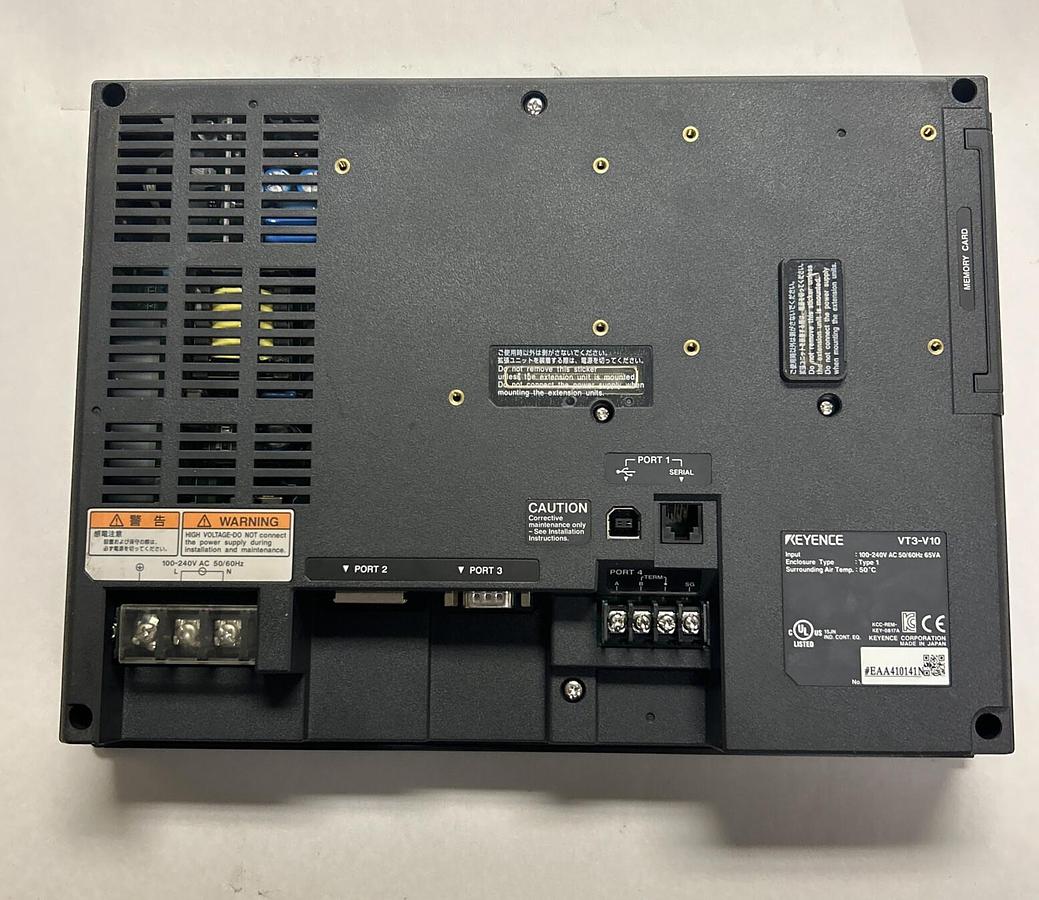 Used KEYENCE,VT3-V10,OPERATOR INTERFACE