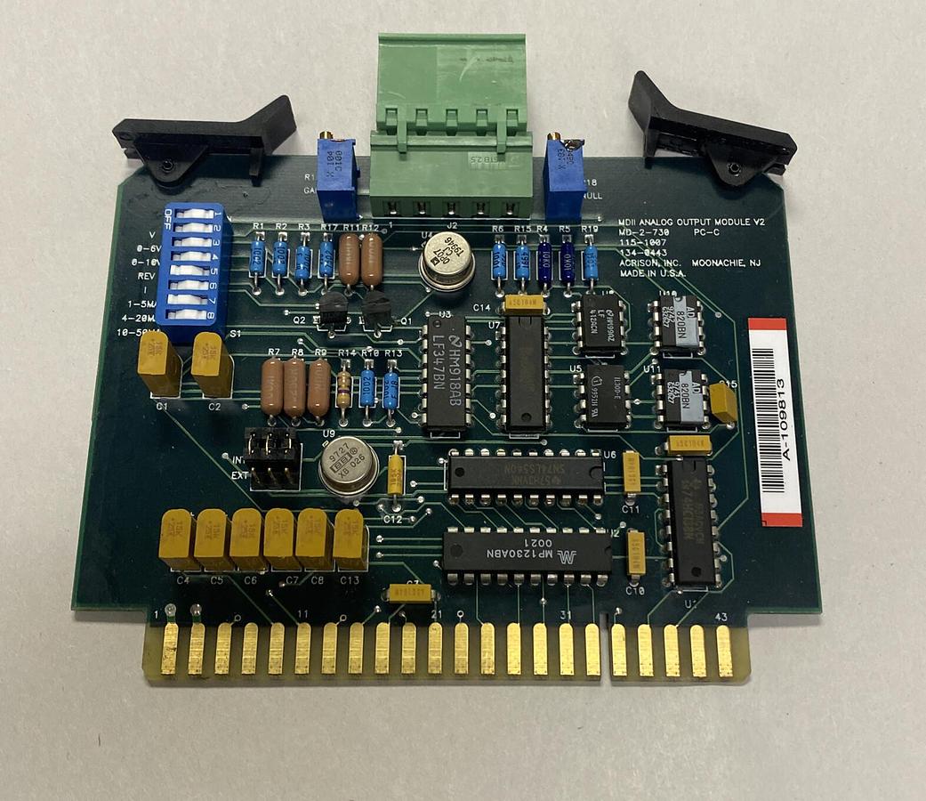 Used ACRISON,115-1007,OUTPUT PC ANALOG MODULE