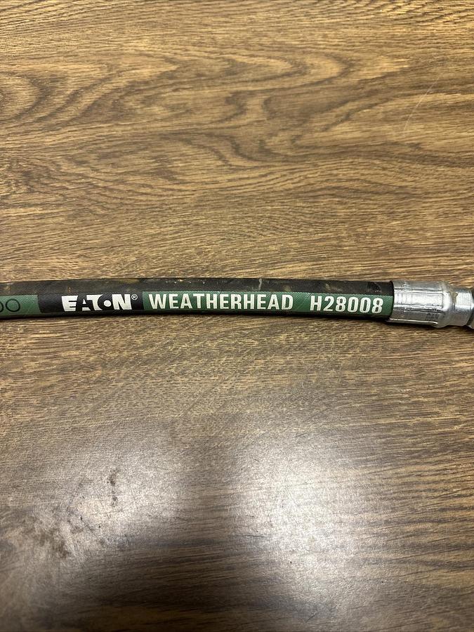 Used Eaton,H28008,Wheatherhead Hyd Hose 25" Dual 90 Deg. Ends