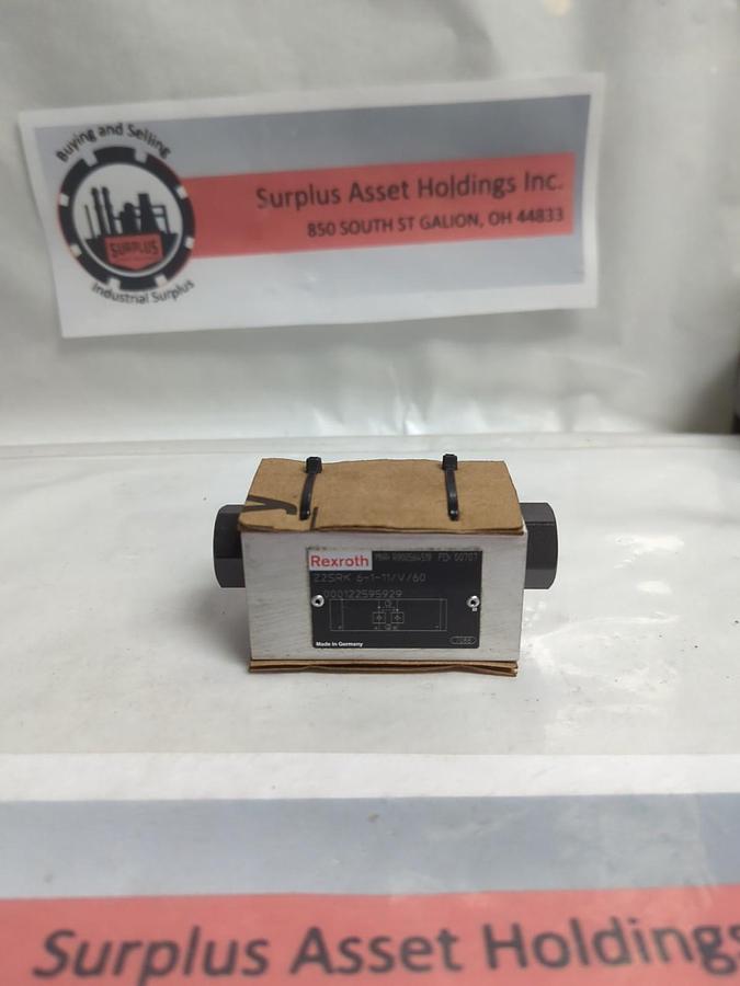 REXROTH,R900564519,CHECK VALVE Z2FSK 6-1-11/V/60 NOS