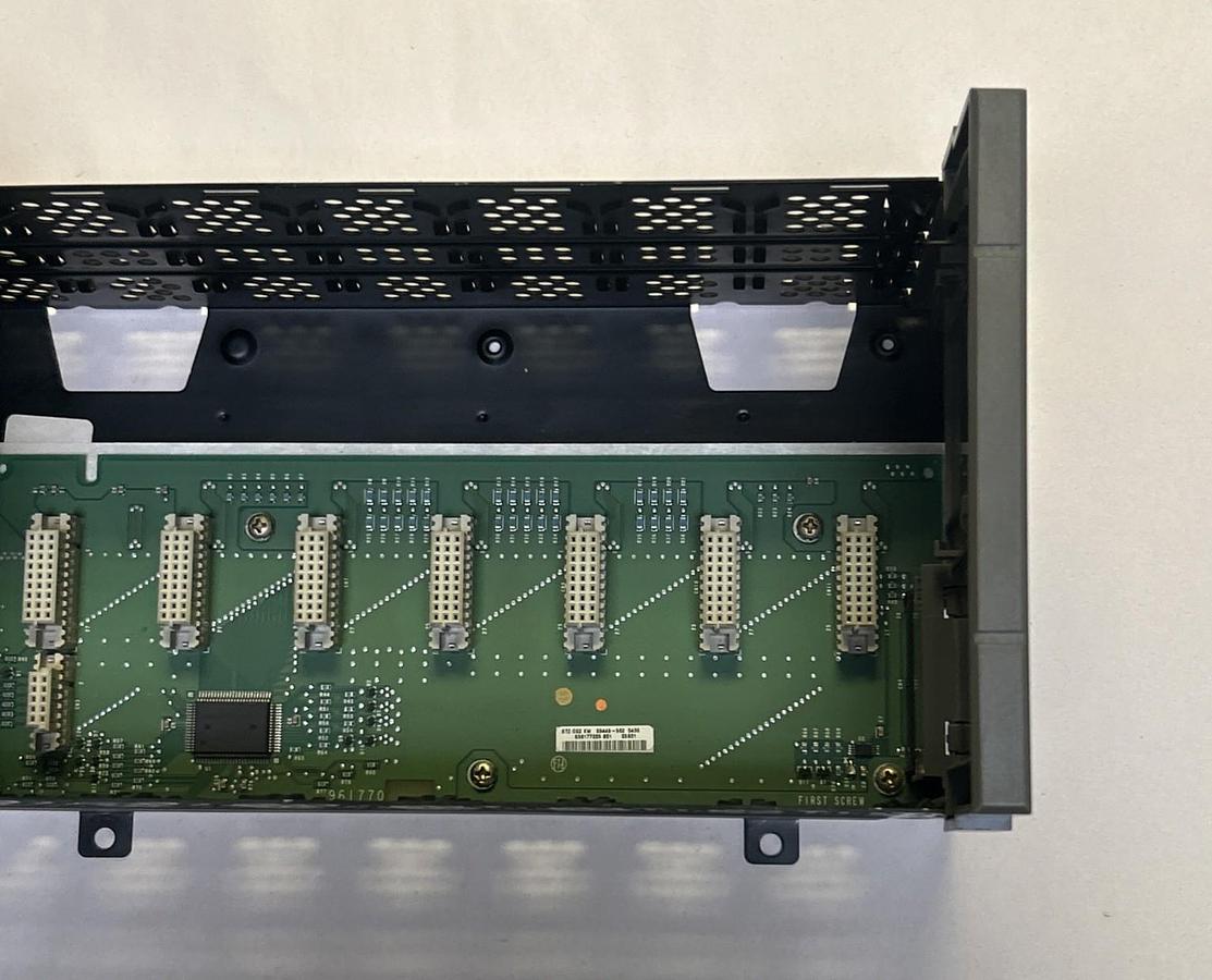 Used ALLEN BRADLEY,1746-A7,7 SLOT RACK W/ 1746-P2 POWER SUPPLY