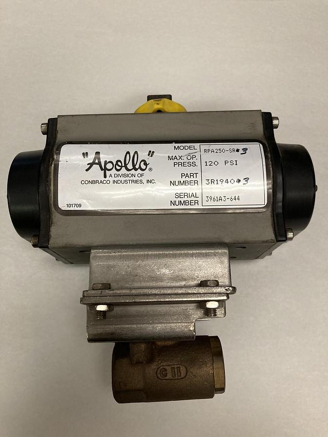 Used Apollo Conbraco,Model RPA250-SR3,Actuator 120 PSI  Part Numer 3R19403