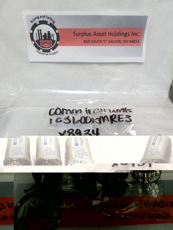 Used COMMUNICATIONS INSTRUMENT,IC3600KMRES X8934,RELAY 8-PIN LOT OF 4 PRE-OWNED